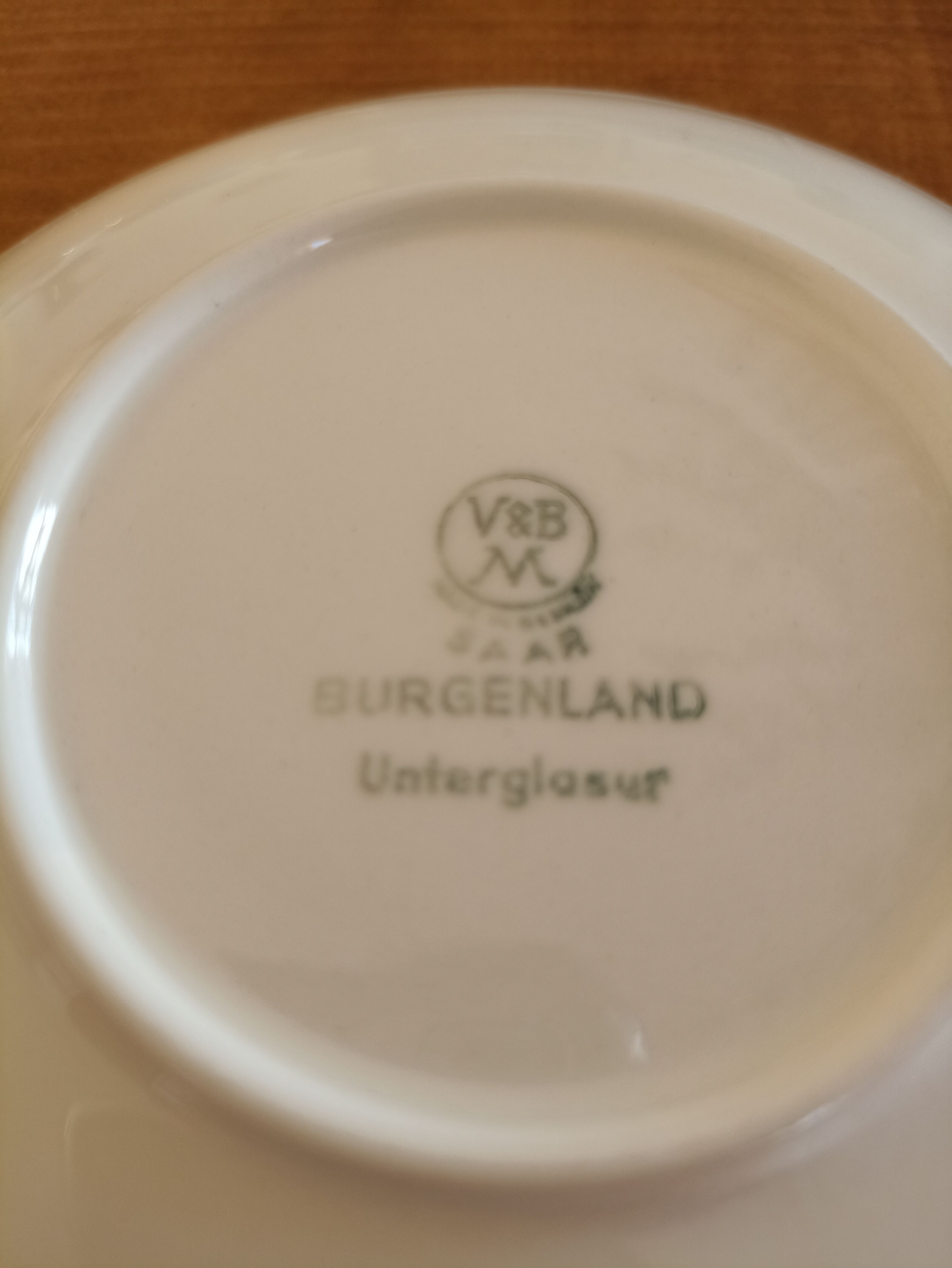 Coffee service in earthenware villeroy & boch, burgenland blue