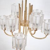 Lustre en Verre Cristal de Peill & Putzler, 1970s