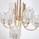 Lustre en Verre Cristal de Peill & Putzler, 1970s