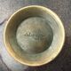 Brown and White Lacquered Copper Ashtray / Vide-Poche by Del Campo, Italy