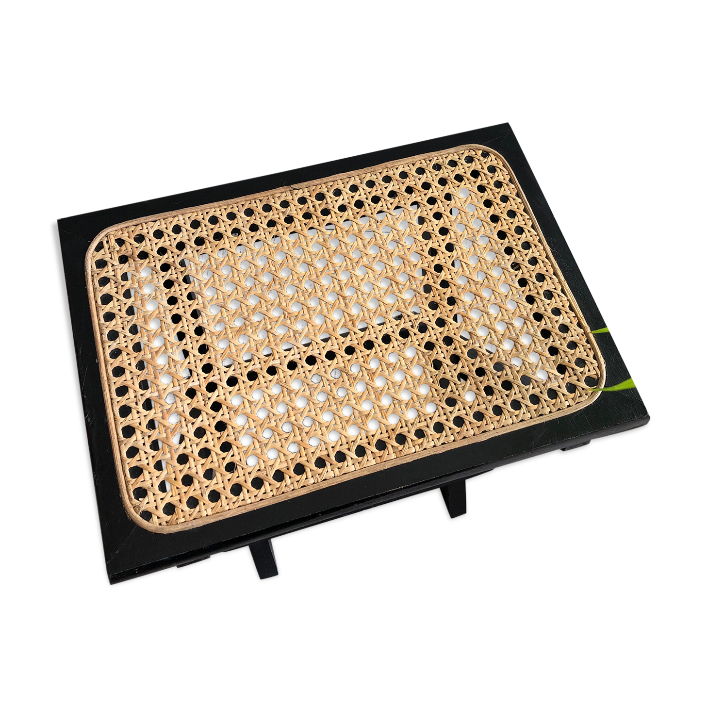 Tabouret pliant canné