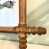 Bamboo wood mirror from the early 20th century.