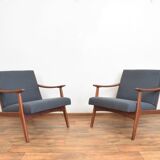 Polish Lounge Chairs, Set of 2.
