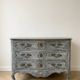 Louis XV commode in grey patina