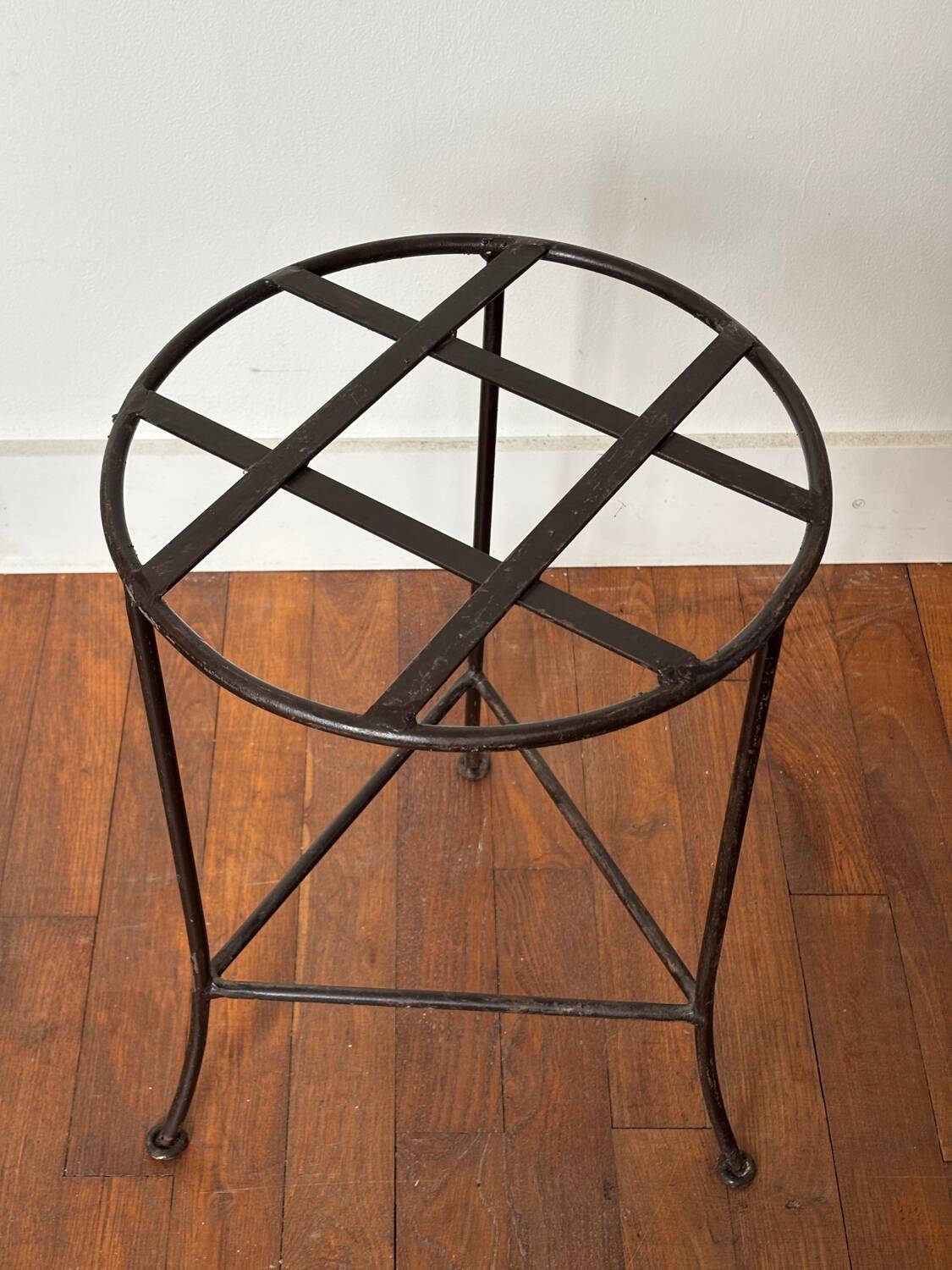 Wrought iron stool