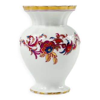 Vintage Hand Painted Porcelain Vase from Fürstenberg, Germany, 1960s/1970s