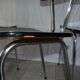 Set de 4 chaises formica marbré