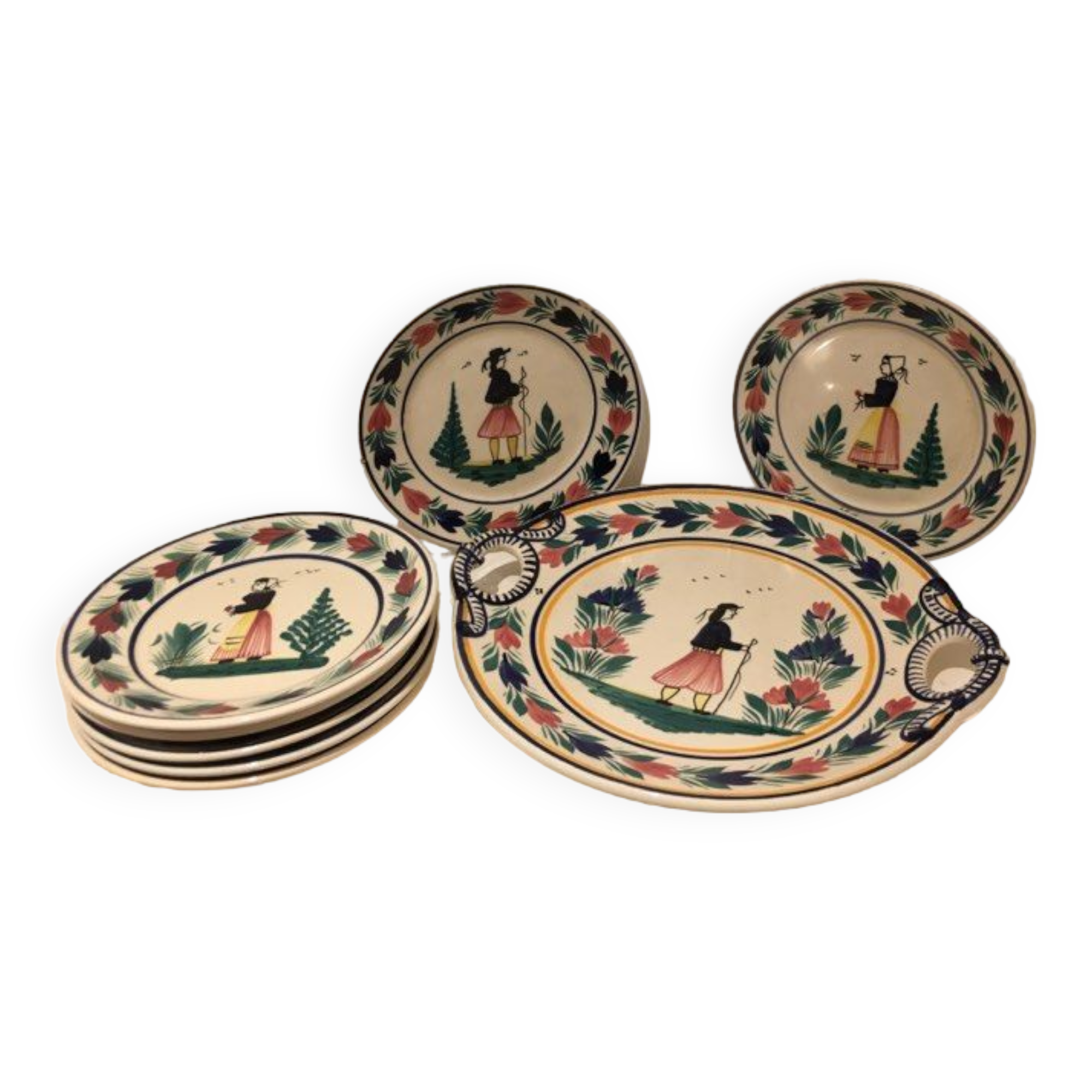 Quimper vintage plates