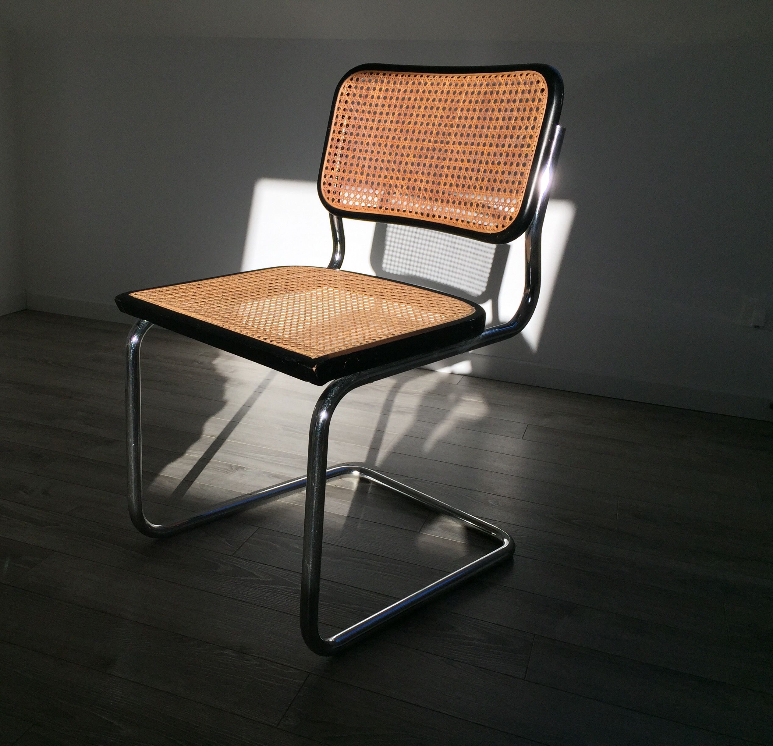 Trio de chaises Marcel Breuer