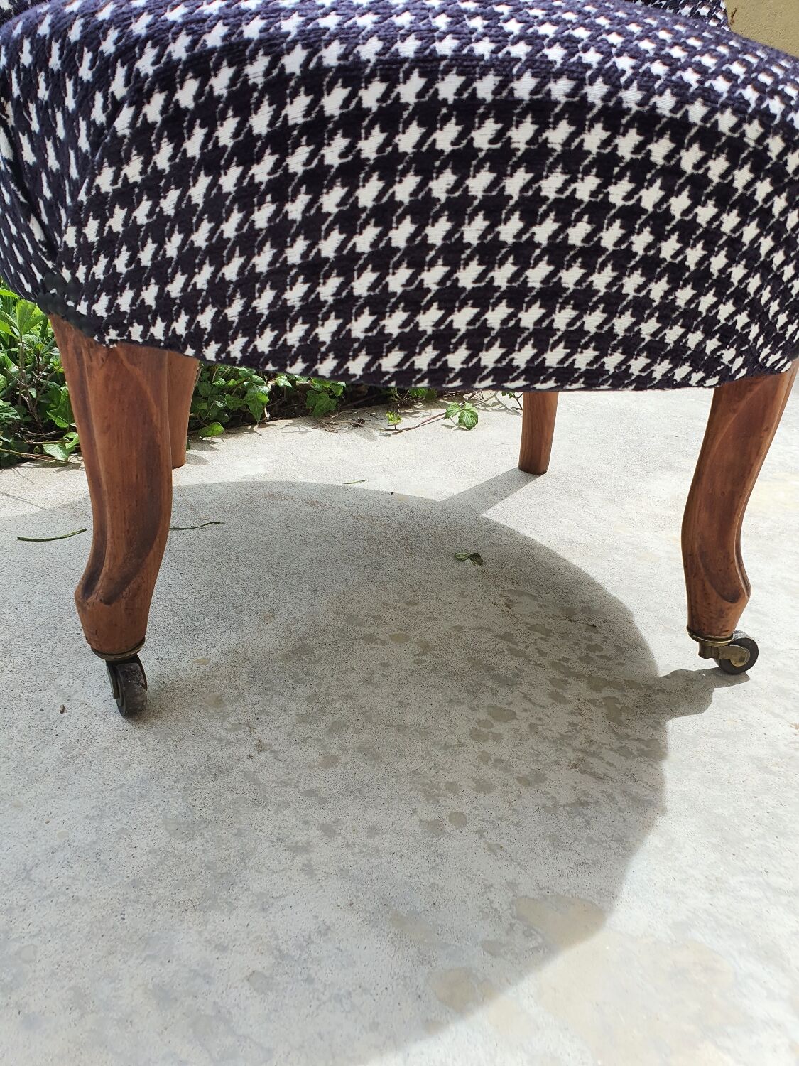 Restored toad armchair