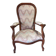 Large fauteuil voltaire "en violon" louis-philippe en noyer