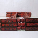 oriental coffee table Moroccan gilded brass etched 80cm ethnic