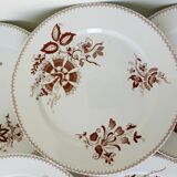 6 flat plates of Sarreguemines Danish model 210410