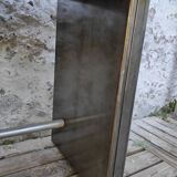 Strafor desk in brushed metal