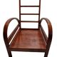 Art deco armchair with adjustable backrest, Halabala style