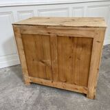 Petit meuble de métier format commode en pin 1940