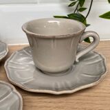 Set of 3 cups and subcups