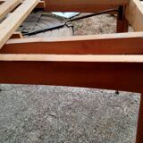 Extendable table with extensions old vintage compass legs design XXeme