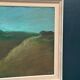 Huile sur toile originale suédoise – "Paysage" par Dina Mortensen – Signé DM – Vintage et encadré – 53 × 45,5 cm (20,9" × 17,9")