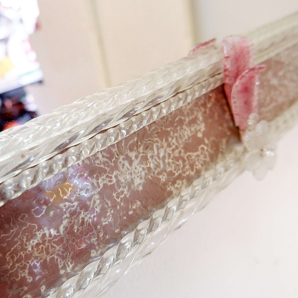 Venetian rectangular mirror Murano - Early 20th century