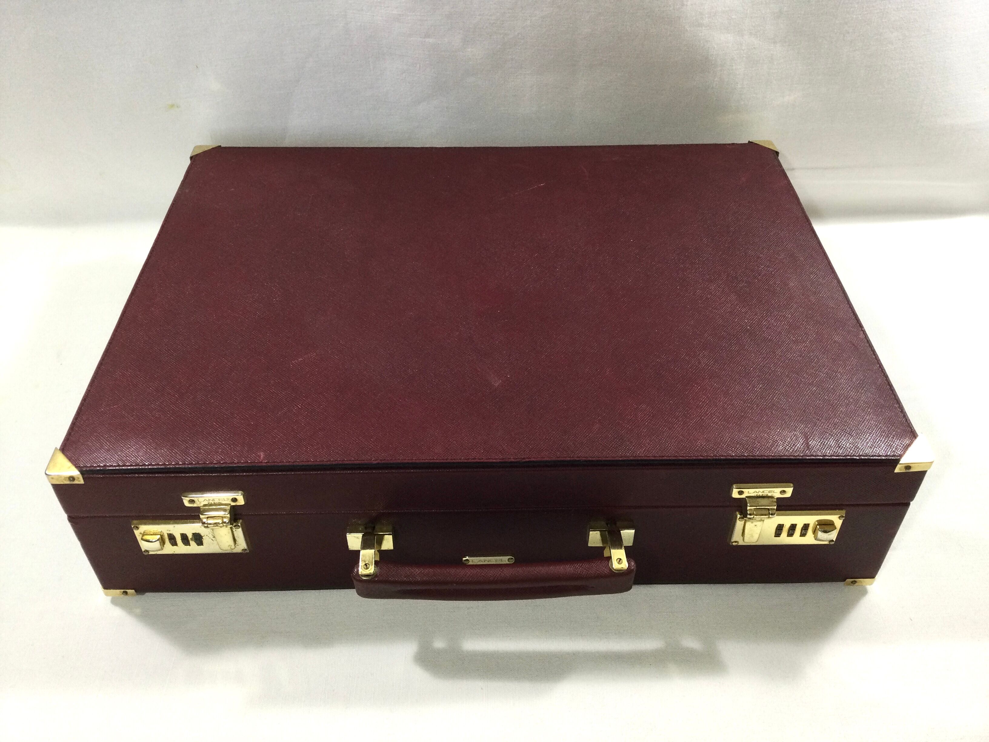 Lancel - leather suitcase