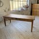 Pine and oak + walnut farmhouse table 1950