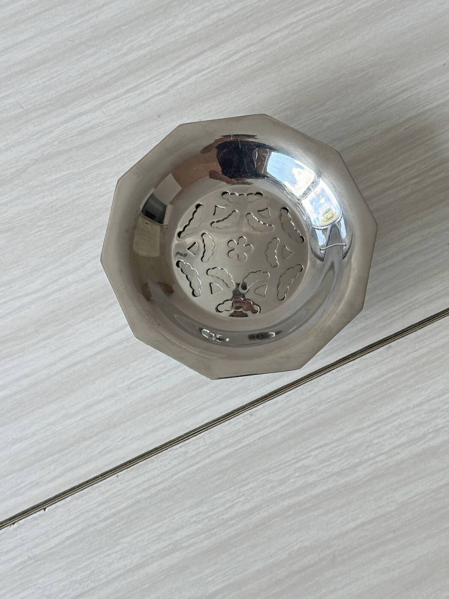 Metal butter dish coquillor