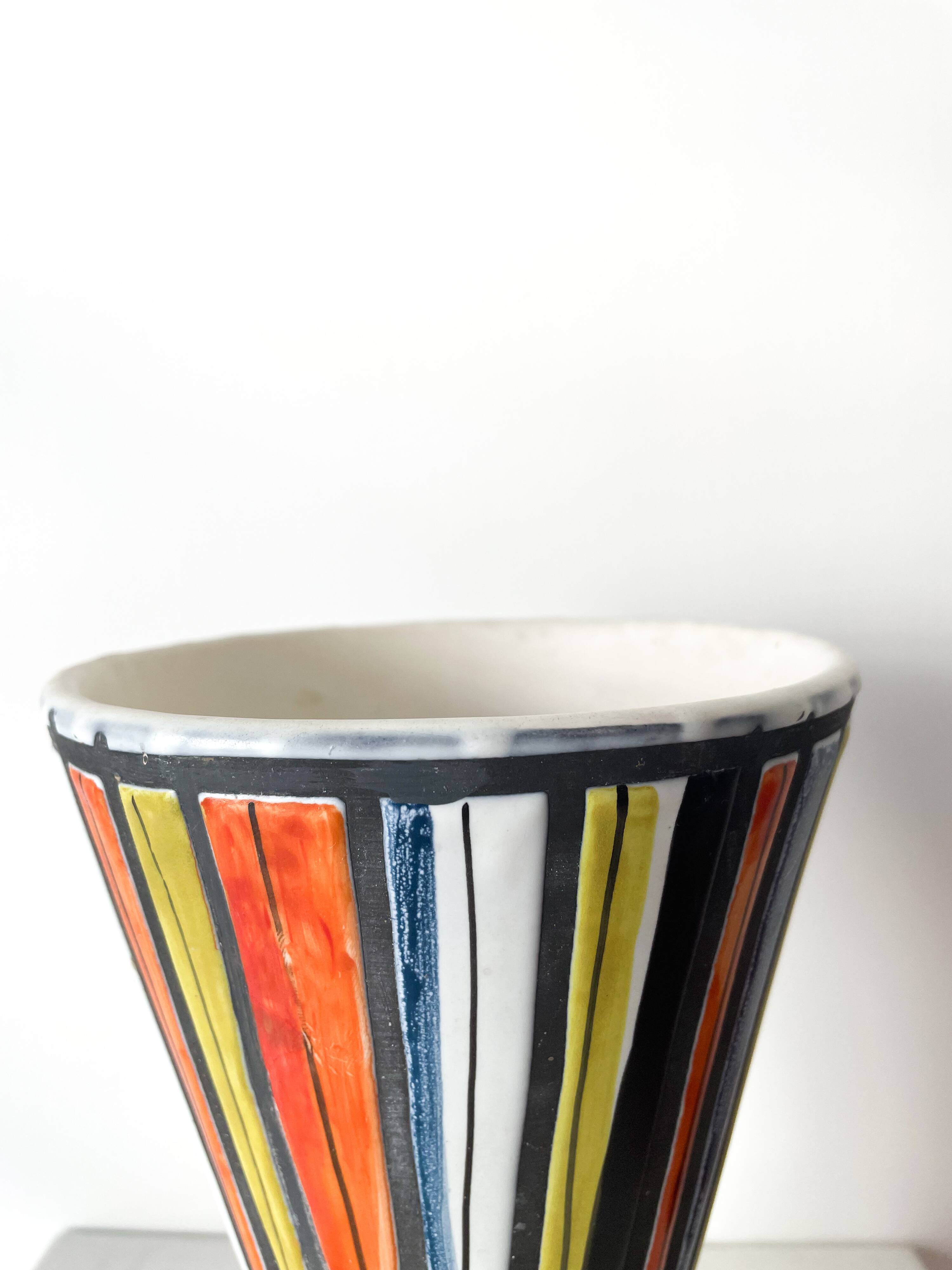 Vase Diabolo Roger Capron Vallauris