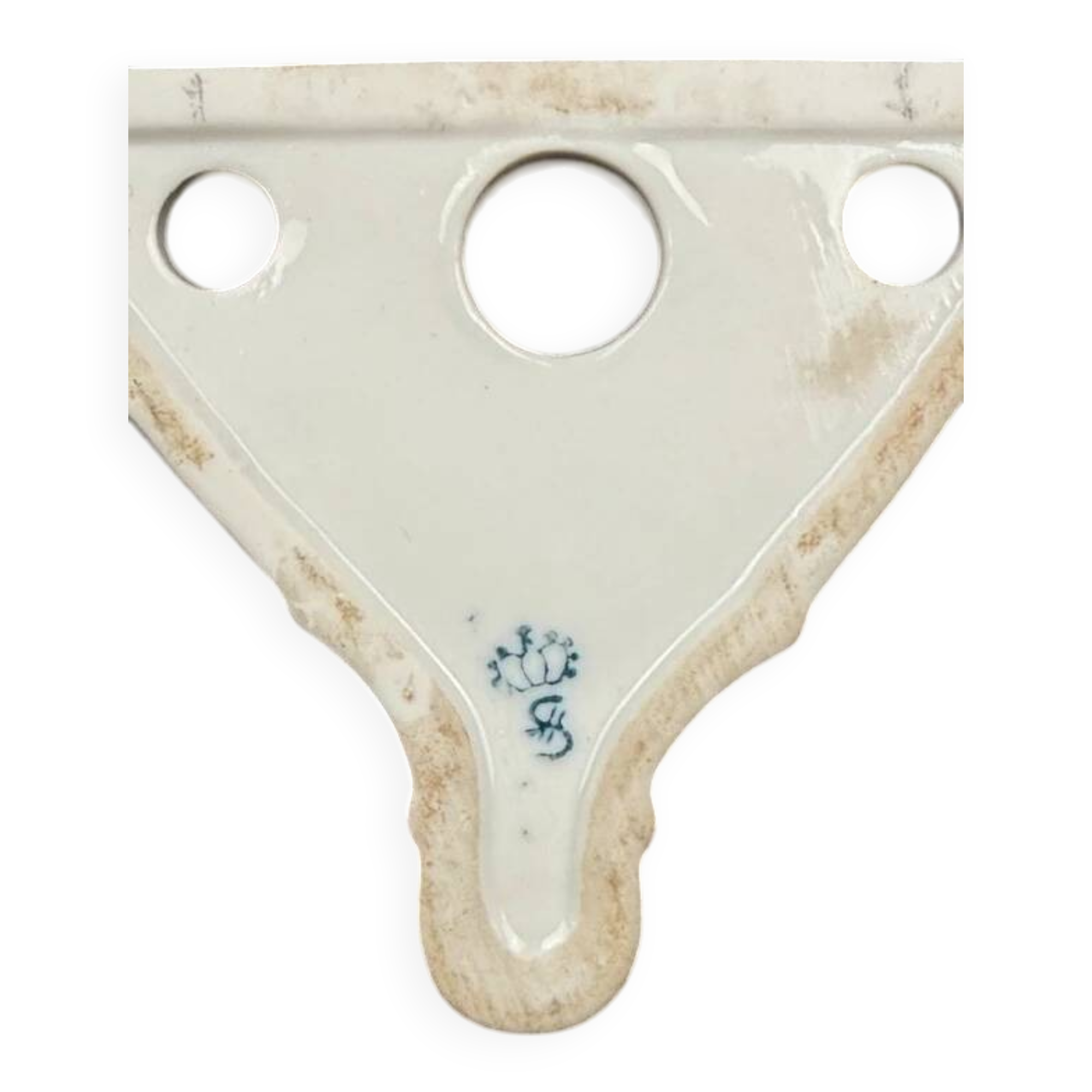 Saxony, pair of porcelain wall consoles, Art Deco period