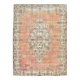 Red & Orange Large Turkish Vintage Rug, 261x351Cm
