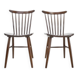 Set of Two Scandinavian Style Dinning Chairs, 1960s