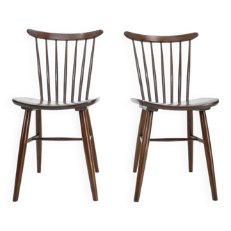 Set of Two Scandinavian Style Dinning Chairs, 1960s