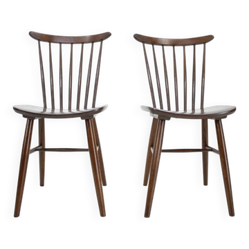 Set of Two Scandinavian Style Dinning Chairs, 1960s