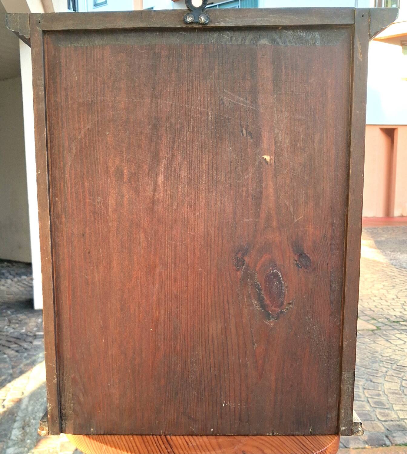 Wall-mounted or freestanding accent furniture, carved solid wood, chalet decor...
