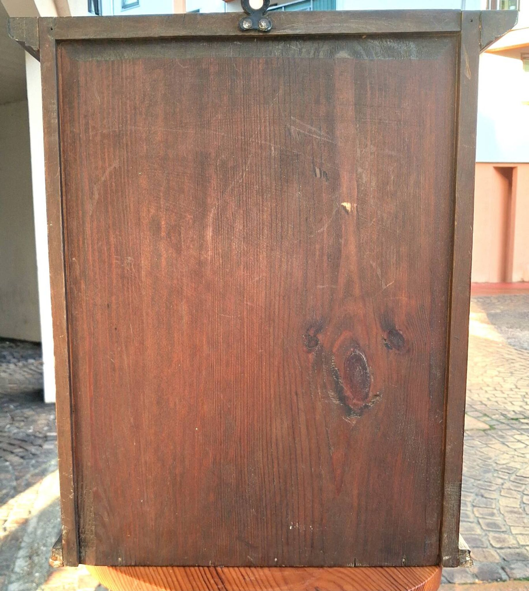 Wall-mounted or freestanding accent furniture, carved solid wood, chalet decor...