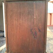 Wall-mounted or freestanding accent furniture, carved solid wood, chalet decor...