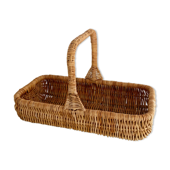 Vintage wicker basket