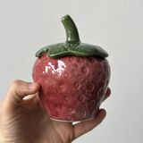 Strawberry slushy jam pot