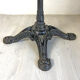 Table bistro wood and cast iron