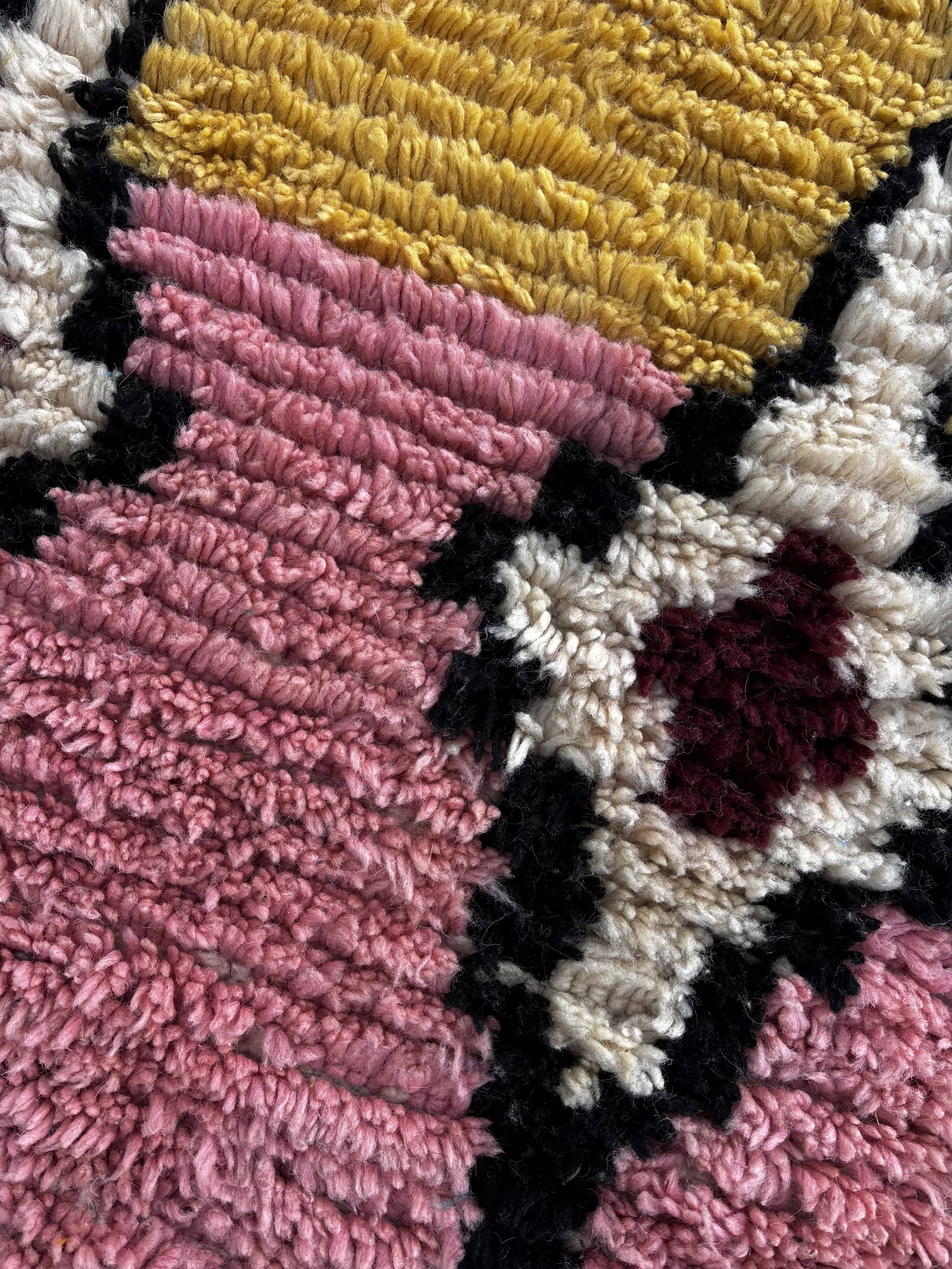 Berber carpet from Morocco for hallway from the Boujad region.