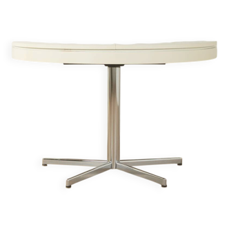 Extendable butterfly dining table, 1970s Space Age style