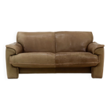 Neck Leather 2,5-Seater Sofa by Hugo de Ruiter for Leolux 1970s