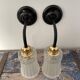 Set of two Art Deco tulip wall sconces