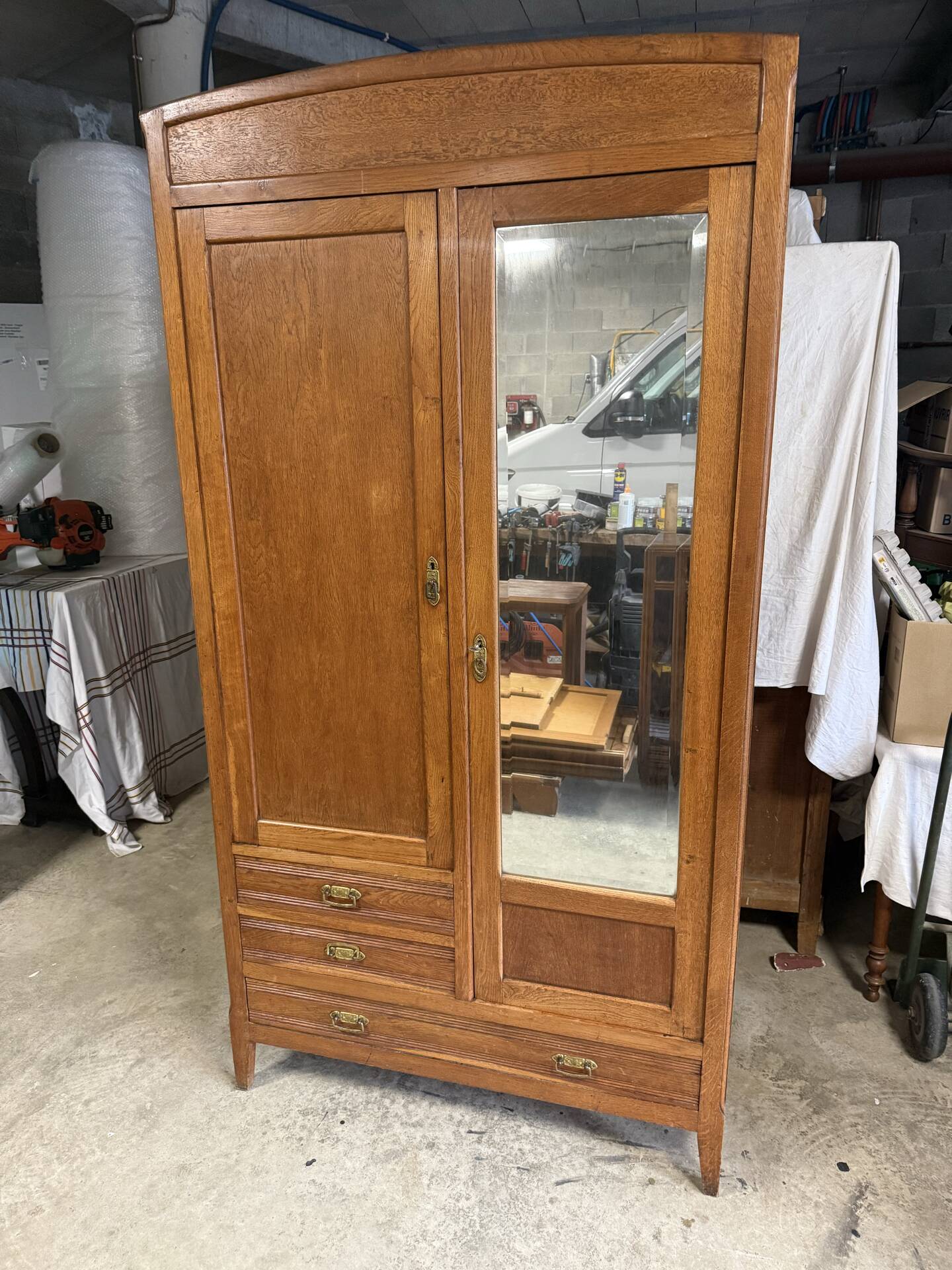 Parisian wardrobe Art Deco chest of drawers