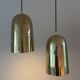 Vintage Danish Brass pendants - set of 2