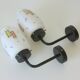 Pair of Unique Vintage Redesign Wall Lamps Glass Lights from Italy 1960's