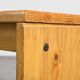 Solid pine bench, Les Arcs 1600, France