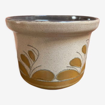 Jardinière en céramique vintage Veb Strehla Keramik