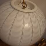 Vintage 70'S pendant light by Fabbian for Mazzega, Italy