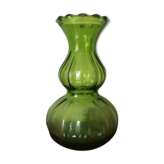 Green coloquinte vase